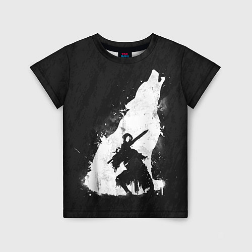 Детская футболка Dark Souls: Howling Wolf / 3D-принт – фото 1