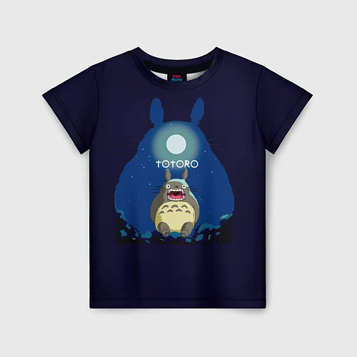 Детская футболка Ночной Тоторо / 3D-принт – фото 1