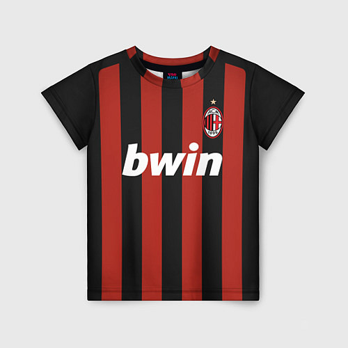 Детская футболка AC Milan: Ronaldo Retro / 3D-принт – фото 1