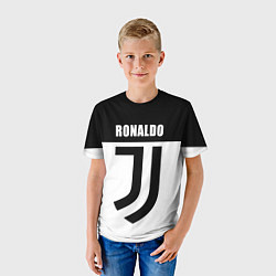 Футболка детская Ronaldo Juve, цвет: 3D-принт — фото 2