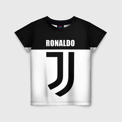 Детская футболка Ronaldo Juve / 3D-принт – фото 1