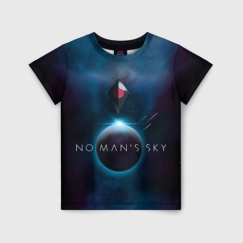 Детская футболка No Man’s Sky: Dark Space / 3D-принт – фото 1
