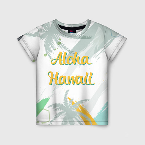 Детская футболка Aloha Hawaii / 3D-принт – фото 1