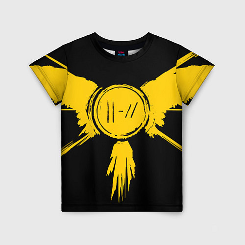 Детская футболка 21 Pilots: Yellow Bird / 3D-принт – фото 1