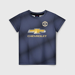 Футболка детская Manchester United away 18-19, цвет: 3D-принт