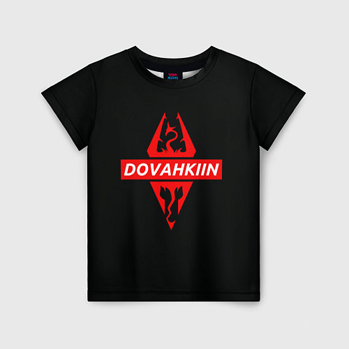 Детская футболка TES: Dovahkin / 3D-принт – фото 1