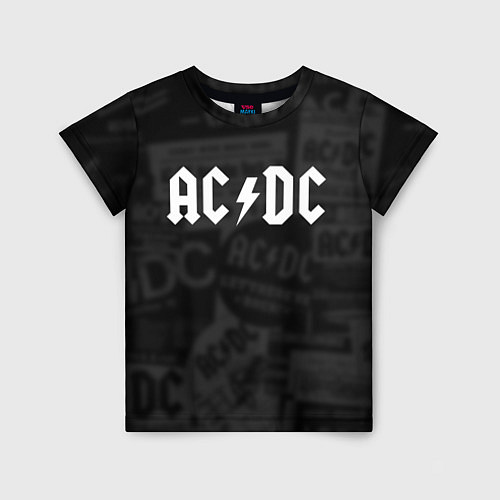 Детская футболка AC/DC: Black Rock / 3D-принт – фото 1
