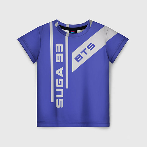 Детская футболка BTS: Suga 93 / 3D-принт – фото 1