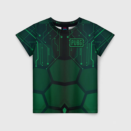 Детская футболка PUBG: Green Guard / 3D-принт – фото 1