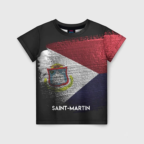 Детская футболка Saint Martin Style / 3D-принт – фото 1
