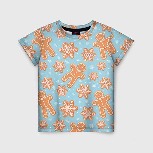 Детская футболка Xmas Cookies / 3D-принт – фото 1