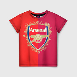 Футболка детская FC Arsenal - emblem, цвет: 3D-принт