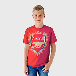 Футболка детская FC Arsenal - emblem, цвет: 3D-принт — фото 2