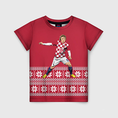 Детская футболка Luka Modric / 3D-принт – фото 1