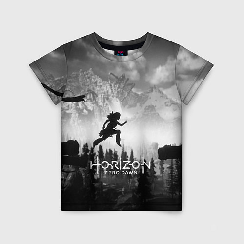Детская футболка Horizon Zero Dawn: Dark Runner / 3D-принт – фото 1