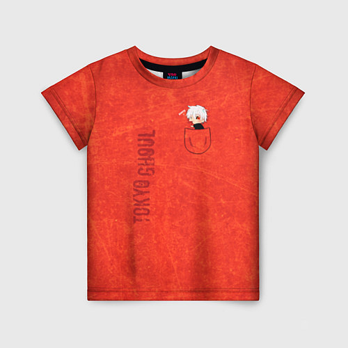 Детская футболка Карманный токийский гуль / 3D-принт – фото 1