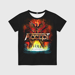Футболка детская Accept: Flame Eagle, цвет: 3D-принт