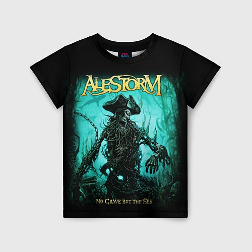 Детская футболка Alestorm: Death Pirate / 3D-принт – фото 1