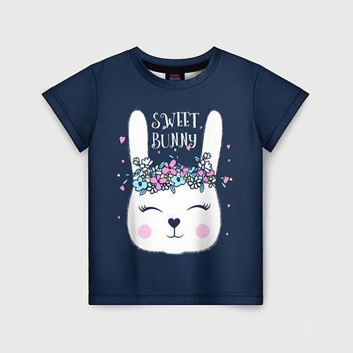 Детская футболка Sweet Bunny / 3D-принт – фото 1