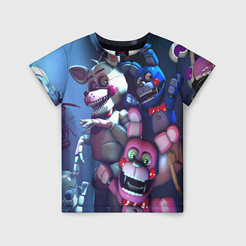 Детская футболка Five Nights at Freddys / 3D-принт – фото 1