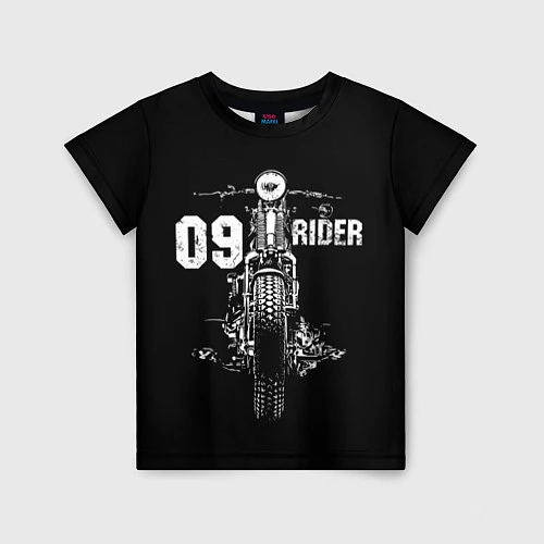 Детская футболка 09 Rider / 3D-принт – фото 1