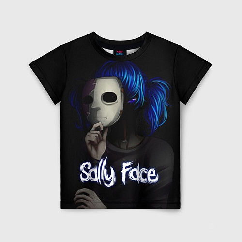Детская футболка Sally Face: Dark Mask / 3D-принт – фото 1