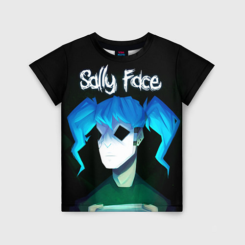 Детская футболка Sally Face: Light Silhouette / 3D-принт – фото 1