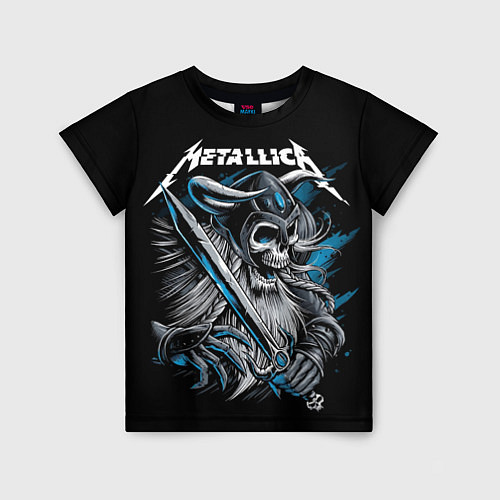 Детская футболка Metallica / 3D-принт – фото 1