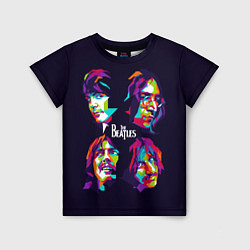 Детская футболка The Beatles: Art Faces