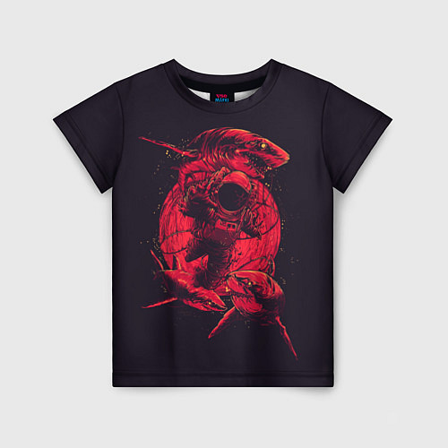 Детская футболка Dead Spaсe: Red Style / 3D-принт – фото 1