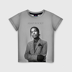 Футболка детская ASAP Rocky: Grey Fashion, цвет: 3D-принт