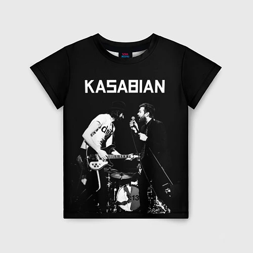 Детская футболка Kasabian Rock / 3D-принт – фото 1