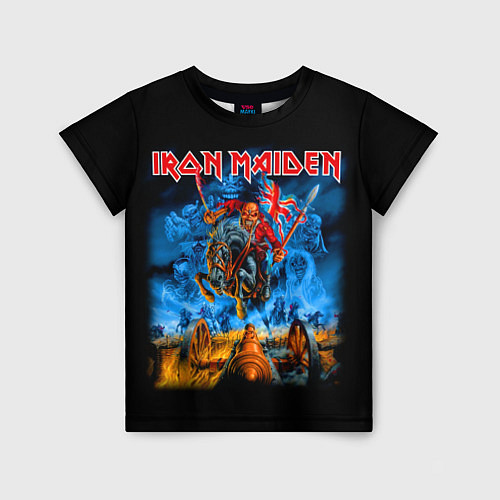Детская футболка Iron Maiden: Great Britain Warriors / 3D-принт – фото 1