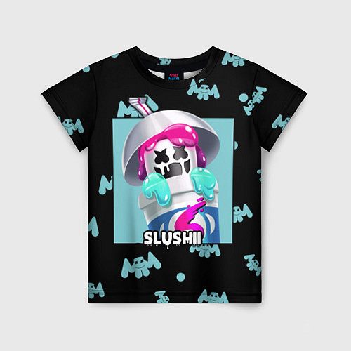Детская футболка Marshmello Slushi / 3D-принт – фото 1