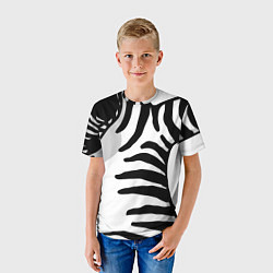 Футболка детская Zebra DAB, цвет: 3D-принт — фото 2