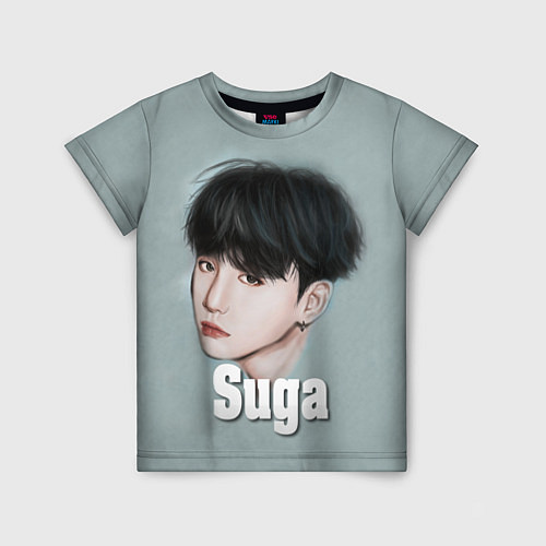 Детская футболка BTS Suga / 3D-принт – фото 1