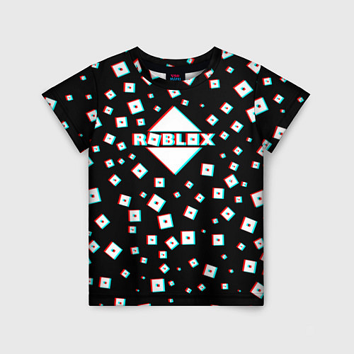 Детская футболка Roblox Glitch / 3D-принт – фото 1