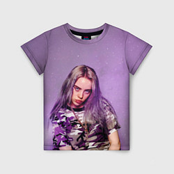 Детская футболка Billie Eilish: Violet Fashion