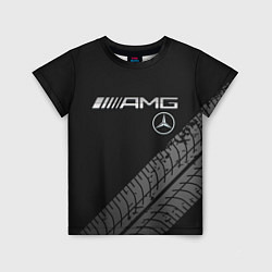 Футболка детская Mercedes AMG: Street Racing, цвет: 3D-принт