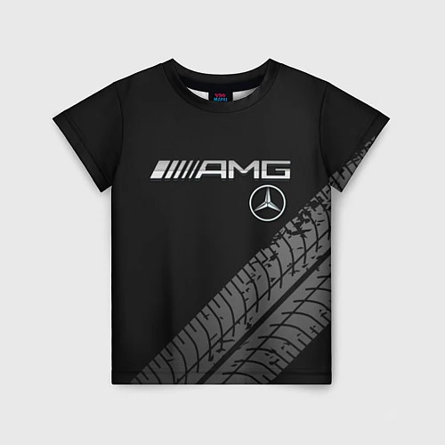 Детская футболка Mercedes AMG: Street Racing / 3D-принт – фото 1