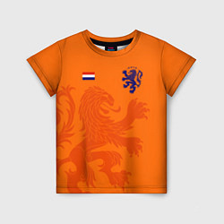Футболка детская Сборная Голландии, цвет: 3D-принт