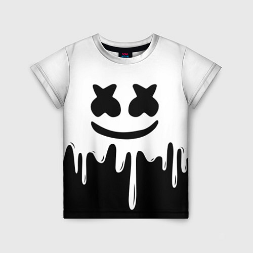 Детская футболка MELLO BLACK x WHITE / 3D-принт – фото 1