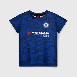 Футболка детская Chelsea home 19-20, цвет: 3D-принт