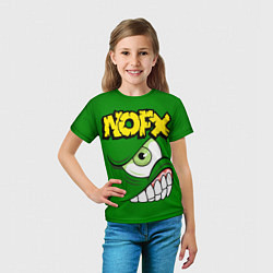 Футболка детская NOFX Face, цвет: 3D-принт — фото 2