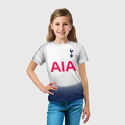 Футболка детская FC Tottenham: Dele Alli Home 18-19, цвет: 3D-принт — фото 2