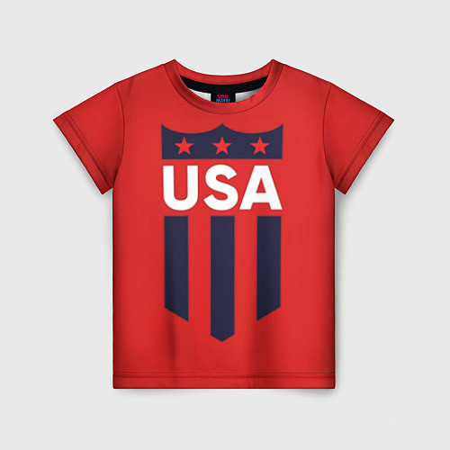 Детская футболка USA / 3D-принт – фото 1