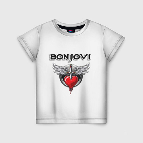 Детская футболка Bon Jovi / 3D-принт – фото 1