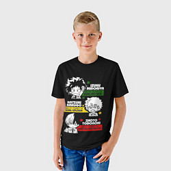 Футболка детская Boku no Hero Academia, цвет: 3D-принт — фото 2