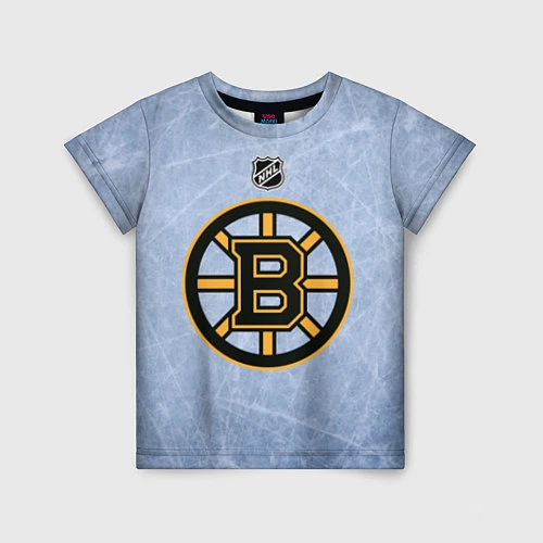 Детская футболка Boston Bruins: Hot Ice / 3D-принт – фото 1