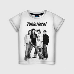 Футболка детская Tokio Hotel pop rock band, цвет: 3D-принт